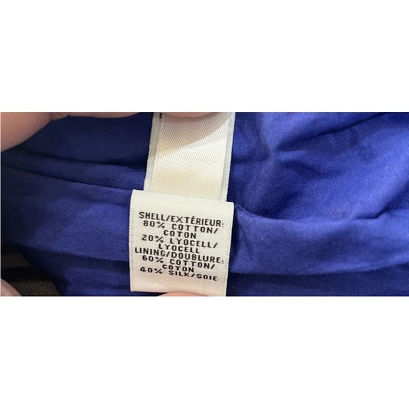 Diane Von Furstenberg Blue Zihna Crochet Lace Sleeveless Dress size 8 Designer - Picture 8 of 9